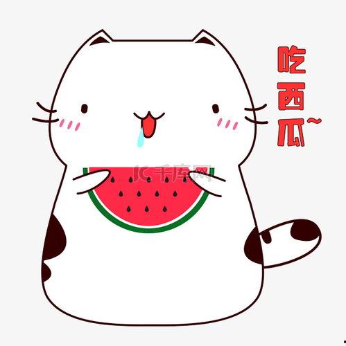 葫芦吃瓜图片表情包,趣味横生的夏日风情